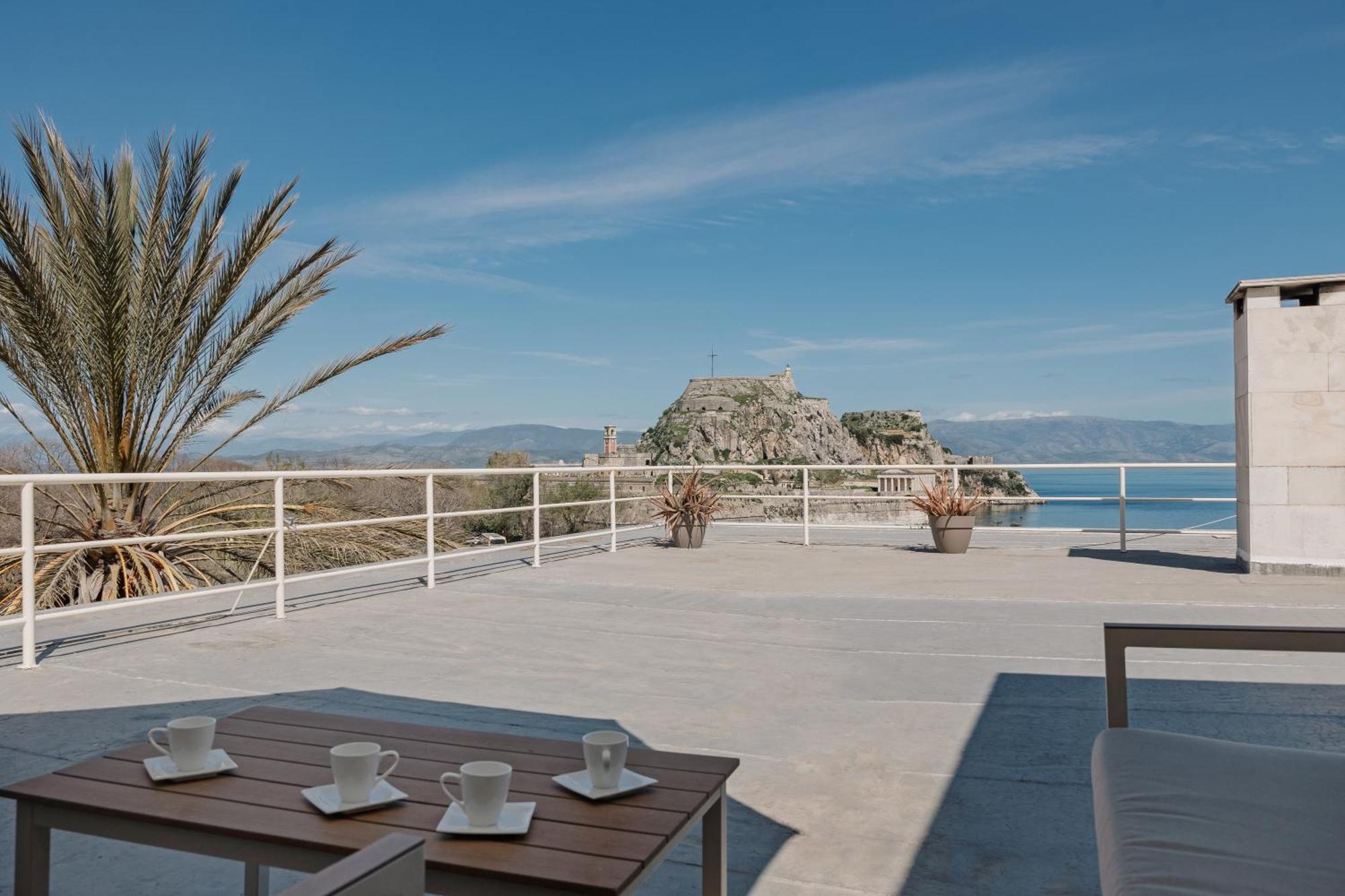 Old Fortress View Roof Top Apartment By Konnect Corfu  Exterior photo