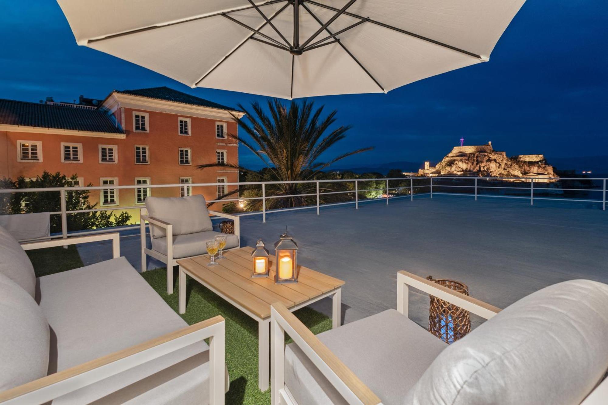 Old Fortress View Roof Top Apartment By Konnect Corfu  Exterior photo